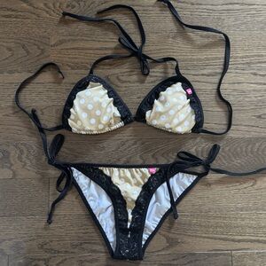 DOLL Swimwear - Polka Dot Scrunch Bikini